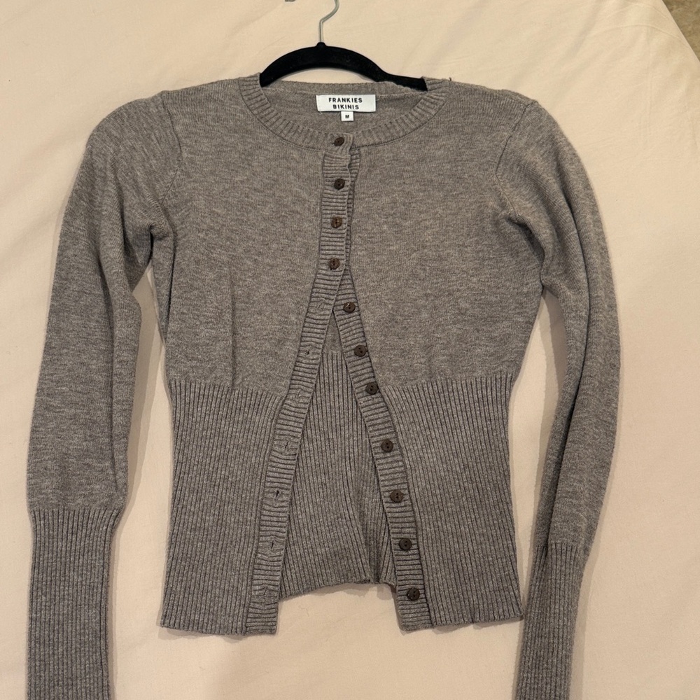 Frankie’s Bikinis Grey Sweater